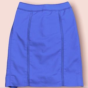White House Black Market Perfect Form Periwinkle Pencil Skirt 0